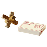 Knobelspiel HOLZ-STERNKREUZ - Werbeartikel