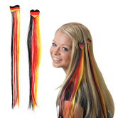 Haarstr�hne NATIONS - Werbeartikel