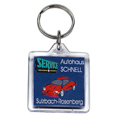 Schl�sselanh�nger INLAY 32*32 - Werbeartikel
