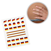 Nagelaufkleber NATIONS - Werbeartikel