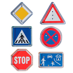 Geduldspiel-Set VERKEHRSZEICHEN - Werbeartikel