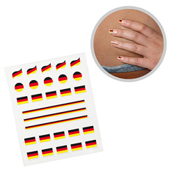 Nagelaufkleber NATIONS - Werbeartikel