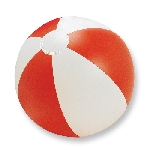 Strandball PLAYTIME, rot - Werbeartikel