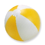 Strandball PLAYTIME, gelb - Werbeartikel