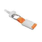 Schl�sselanh�nger TECH, orange - Werbeartikel