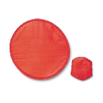 Faltbares Polyester Frisbee ATRAPA, rot - Werbeartikel