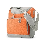 K�hltasche mit Fronttasche ZIPPER, orange - Werbeartikel