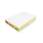Notitzzettelset VISIONMAX, wei� - Werbeartikel