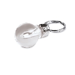 Schl�sselring ILUMIX, transparent - Werbeartikel