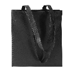 Einkaufstasche aus Vliesstoff TOTECOLOR, schwarz - Werbeartikel