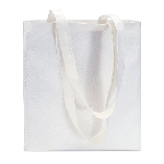 Einkaufstasche aus Vliesstoff TOTECOLOR, wei� - Werbeartikel