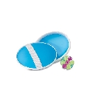 Ballspiel CATCH&PLAY, blau - Werbeartikel