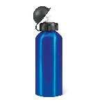 Metall Trinkflasche (600 ml) BISCING, blau - Werbeartikel