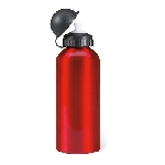 Metall Trinkflasche (600 ml) BISCING, rot - Werbeartikel