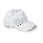 Baseball Cap GLOP, wei� - Werbeartikel