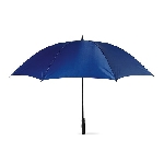 Regenschirm mit Softgriff GRUSO, blau - Werbeartikel
