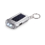 Schl�sselring mit Taschenlampe RINGAL, silbermatt - Werbeartikel