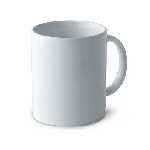 Klassische Kaffeetasse DUBLIN, wei� - Werbeartikel