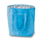 K�hltasche f�r Einkauf faltbar PLICOOL, himmelblau - Werbeartikel