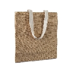 Jute Einkaufstasche JUHU, beige - Werbeartikel