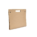 Schreibmappe ALBERTA, beige - Werbeartikel
