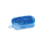 B�roset in Box BUROBOX, transparent blau - Werbeartikel