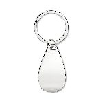 Schl�sselring mit Kapselheber HANDY, silber gl�nzend - Werbeartikel