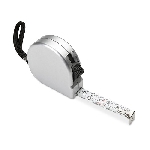 Rollbandma� MELO, silber matt - Werbeartikel