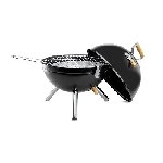 Kugelgrill KNOCKING, schwarz - Werbeartikel