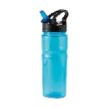 Trinkflasche NINA, transparent blau - Werbeartikel