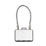 Kofferschloss THREECODE, silber matt - Werbeartikel