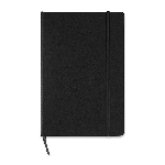 A5 Notizbuch SQUARED, schwarz - Werbeartikel