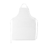 K�chensch�rze FITTED KITAB, wei� - Werbeartikel