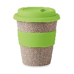 Bambus-Faser Becher BAMBOOASTORIA, limettengr�n - Werbeartikel
