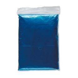 Notponcho SPRINKLE, blau - Werbeartikel