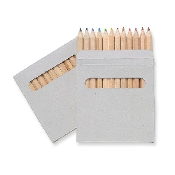 Buntstift-Set 12-teilig ARCOLOR, braun - Werbeartikel