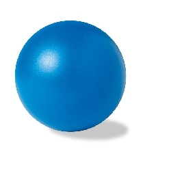 Antistress Ball DESCANSO, blau - Werbeartikel