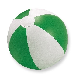 Strandball PLAYTIME, gr�n - Werbeartikel