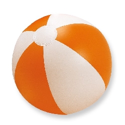 Strandball PLAYTIME, orange - Werbeartikel