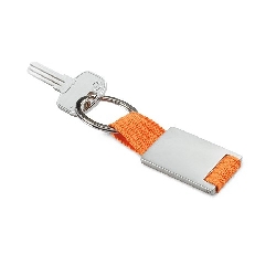 Schl�sselanh�nger TECH, orange - Werbeartikel