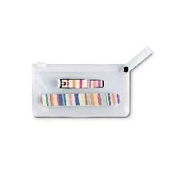 Manik�r Set in PVC Tasche ARME, bunt - Werbeartikel