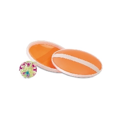 Ballspiel CATCH&PLAY, orange - Werbeartikel