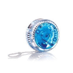 Jo-Jo mit Licht FLASHYO, blau - Werbeartikel
