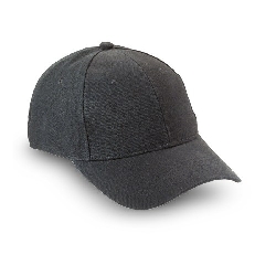 Baseball Cap NATUPRO, schwarz - Werbeartikel