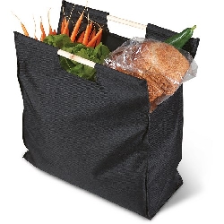 Gro�e Einkaufstasche MERCADO, schwarz - Werbeartikel