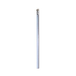 Bleistift mit Radiergummi STOMP, wei� - Werbeartikel