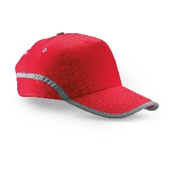 Baseball-Cap, Baumwolle VISINATU, rot - Werbeartikel