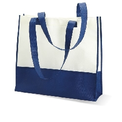 Einkaufs- oder Strandtasche VIVI, blau - Werbeartikel
