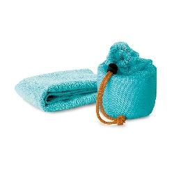 Sporthandtuch MINK, blau - Werbeartikel