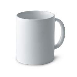 Klassische Kaffeetasse DUBLIN, wei� - Werbeartikel